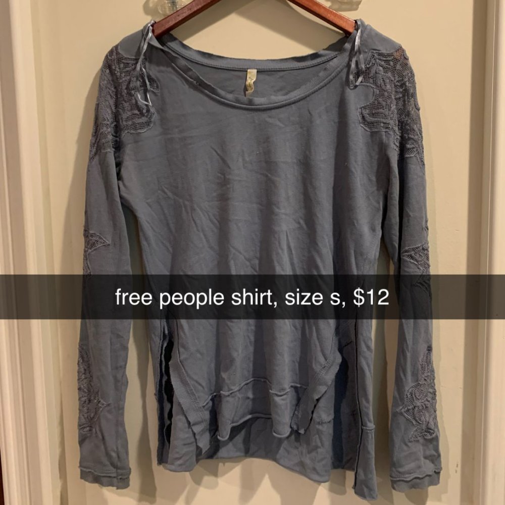 free people long sleeve shirt